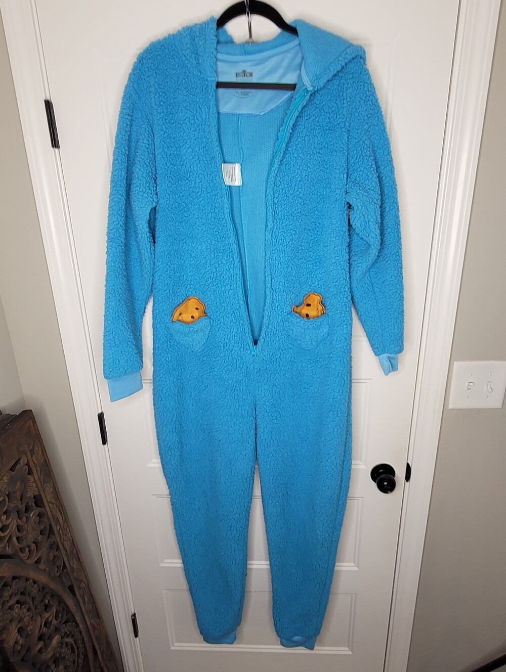 Sesame Street Cookie Monster Onesie Size L